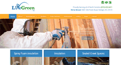 Desktop Screenshot of livegreeninc.com